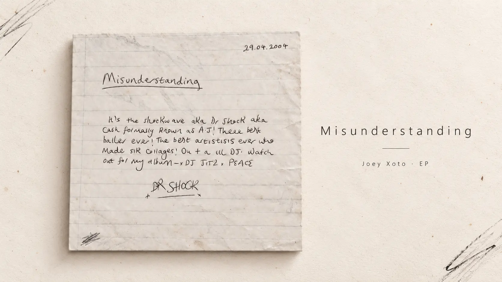 Misunderstanding EP designed cover